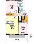 T’sスクエア D棟の間取図