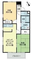 タートルハイツBの間取図
