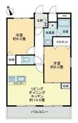 Okaマンションの間取図