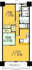 サントノーレ高松中央弐番館 の間取図
