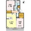 マインパレスⅡ B棟の間取図