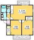 LA・AKI の間取図