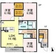 ルミエール A棟の間取図