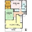 パインズコート新居 C棟の間取図