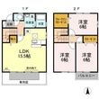 ローズコート D棟の間取図
