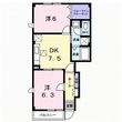 サンライズk3 Bの間取図