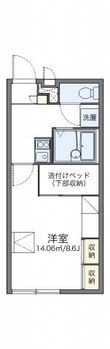 レオパレスサンシャイン26の間取図