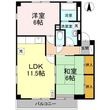 レインボーガーデン D棟の間取図