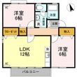 セジュール フジ C棟の間取図