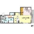 セレノアールBの間取図