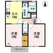 アベイユ B棟の間取図