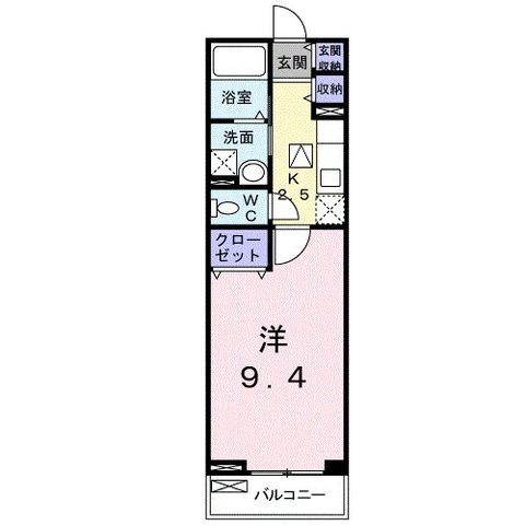 拡大写真:リュミエール 1階103の間取り