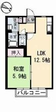 エスパス ブリエ A棟の間取図