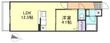 マリンパレスⅠの間取図