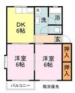 サニーハイツの間取図