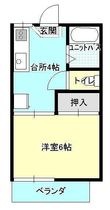 コーポラスタツミの間取図
