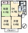 フォーレスODAA棟の間取図