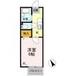 リビエールアンAの間取図