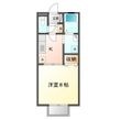 メゾンドヴェール Aの間取図