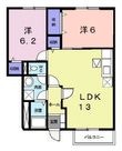 ボナールAの間取図