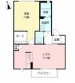 写真:サウザンドタウンC 2階202の間取図