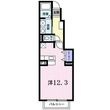 アドラブール Bの間取図