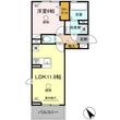 アベニール新八代の間取図