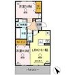 アベニール新八代の間取図