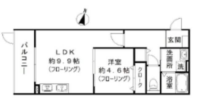 拡大写真：神戸市東灘区御影２丁目 1階103の間取り