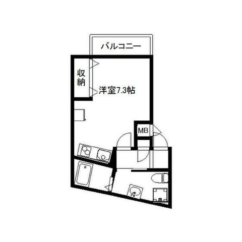 拡大写真:神戸市垂水区塩屋町3丁目 3階301の間取り