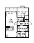 尼崎市南武庫之荘3丁目の間取図