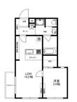 西宮市津門大箇町の間取図