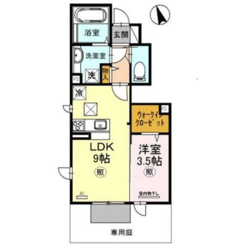 拡大写真:神戸市北区鈴蘭台南町4丁目 1階103の間取り