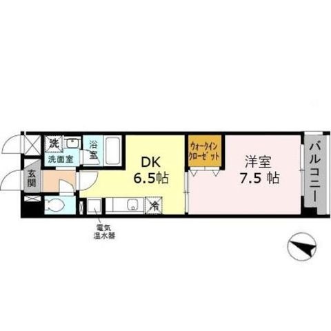 拡大写真：大阪市淀川区三津屋北１丁目 2階201の間取り