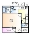 池田市城南1丁目の間取図
