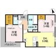 西宮市上甲子園4丁目の間取図