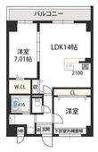 西宮市上甲子園4丁目の間取図