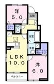 伊丹市美鈴町3丁目の間取図