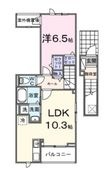 宝塚市売布東の町の間取図