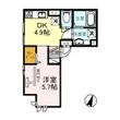 大阪市此花区西九条4丁目の間取図