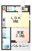 写真:西宮市川東町 3階301の間取図