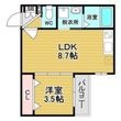 写真:尼崎市元浜町3丁目 1階104の間取図