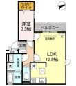 大阪市阿倍野区阪南町5丁目の間取図