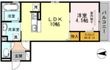 大阪市阿倍野区天王寺町南2丁目の間取図