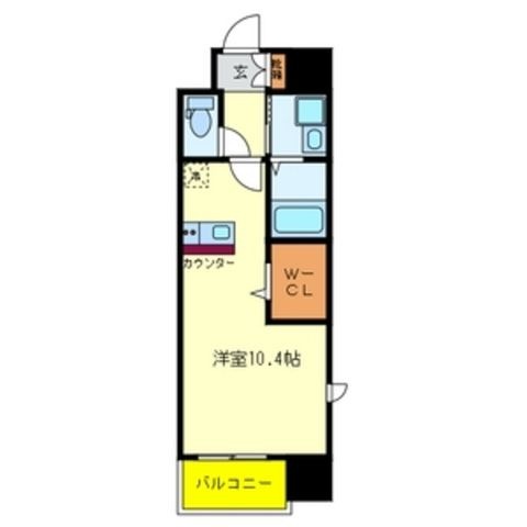 拡大写真:川西市小戸2丁目 2階201の間取り