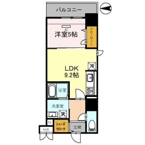 拡大写真:西宮市深津町 2階201の間取り
