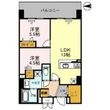 西宮市深津町の間取図