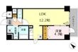 大阪市淀川区新高３丁目の間取図