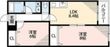 豊中市利倉東1丁目の間取図