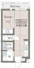 西宮市神呪町の間取図